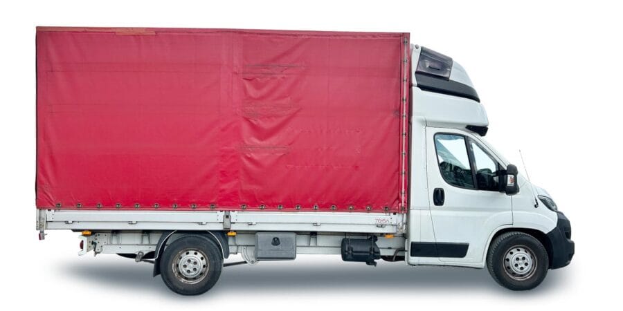Peugeot Boxer - plachta se spačkou